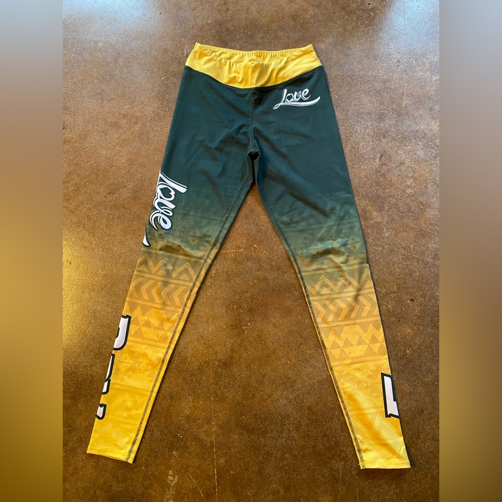 Green Bay Packer size small leggings